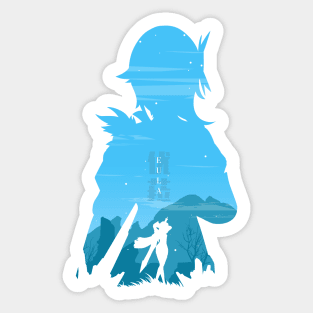 Eula Landscape Sticker